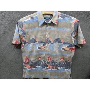 Reyn Spooner Shirt Hawaii Volcanoes National Park Limited XL Classic MINT!